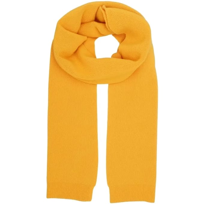 wollen sjaal Colorful Standard Merino burned yellow