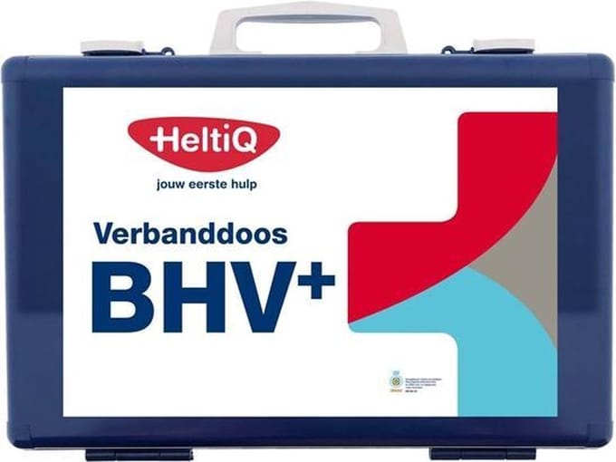 HeltiQ BHV Verbanddoos Modulair, BHV+ (Blauw)