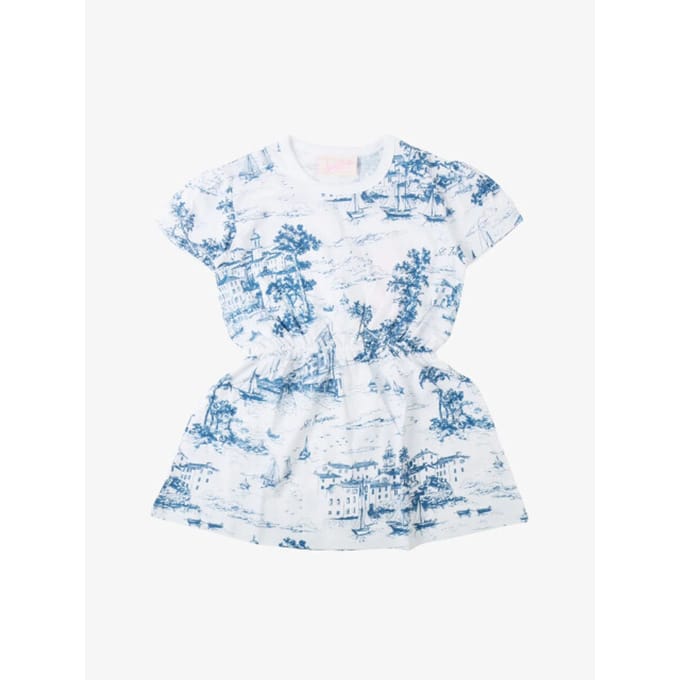 MC Saint Barth Meisjes jurk leila st tropez toile