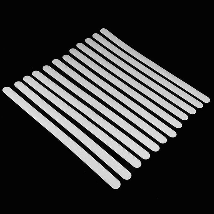12 Bandes Sécurité Ruban Antidérapant Sol Escalier Adhésif Ruban Adhérent Antidérapant white