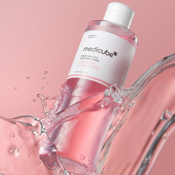 Medicube PDRN Pink Cica Tonique Apaisant Soin de la Barrière & Solution Calmant 250ml