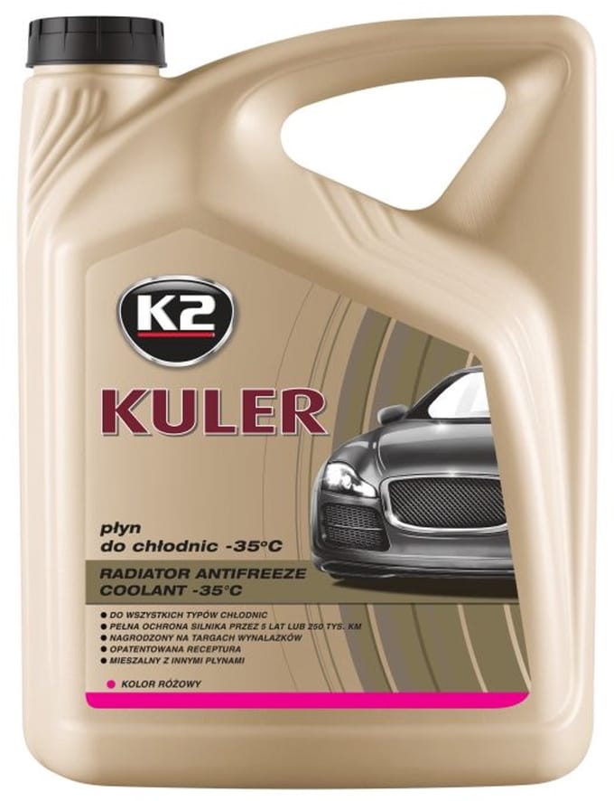 K2 K205R - Antivries - Roze -35°C - 5L - Geavanceerde Technologie