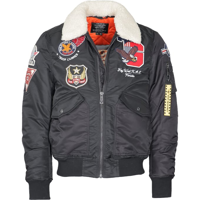 Top Gun bomberjack TG23002 met imitatiebontkraag