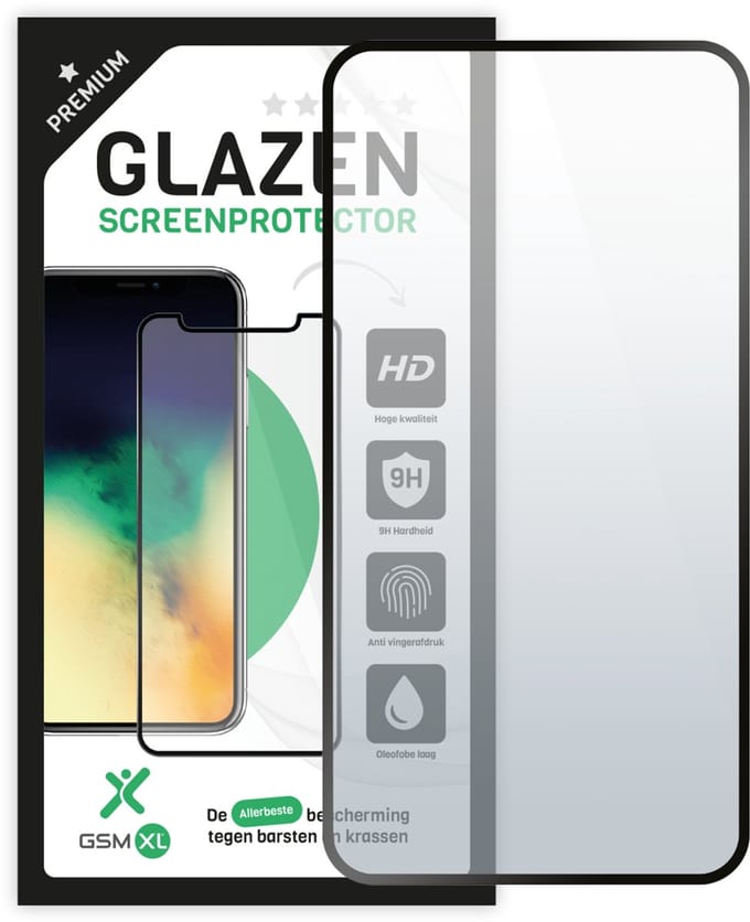 Google Pixel 8a - Premium full cover Screenprotector - Case friendly