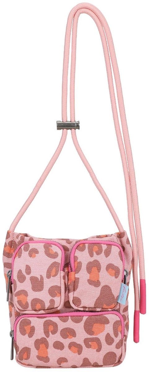 Fritzi aus Preußen schoudertas Donny Crossover Bag Canvas Leo Brick roze