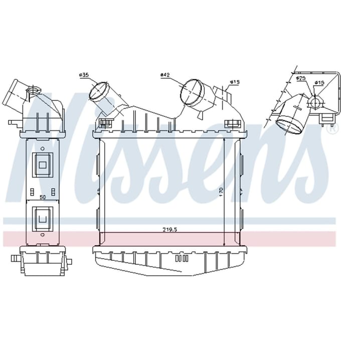 Intercooler NISSENS 96499