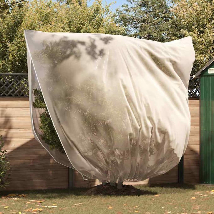 vidaXL Vorstbescherming Plantenfleece Covers 3 st Beige 2 x 2,36 m