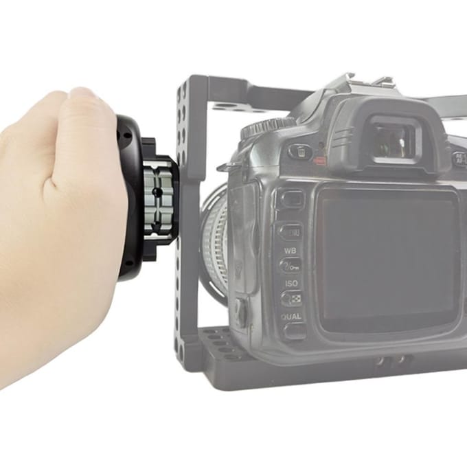 Sferoïdale Camera Kooi Handgreep Links/ Rechts Zijhandgreep Aluminiumlegering Handgreep met ARRI zwart