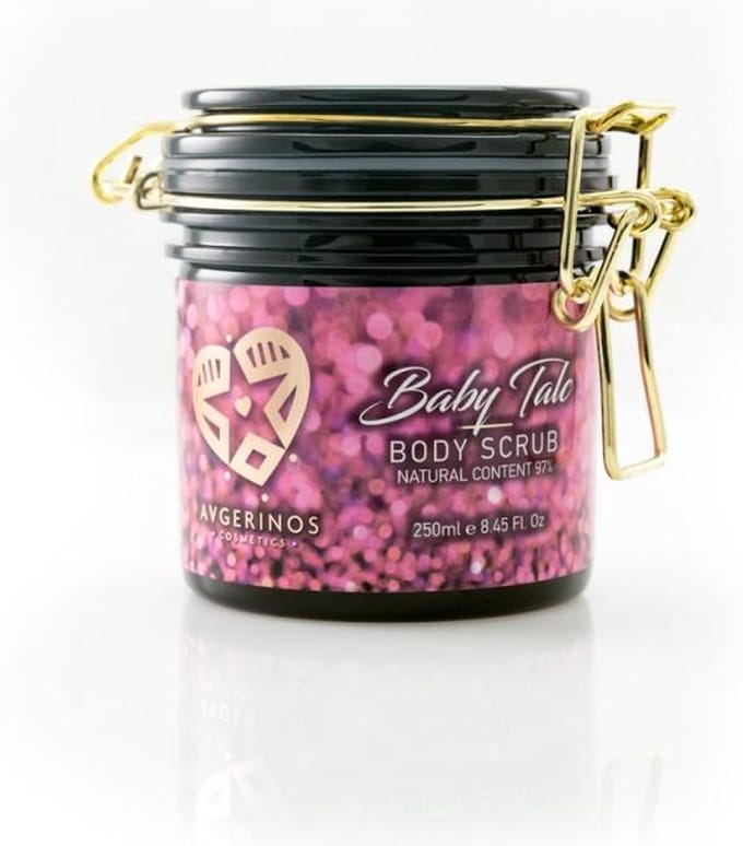 AVGERINOS BODY SCRUB BABY TALC 250ML - BODYSCRUB - SCRUB