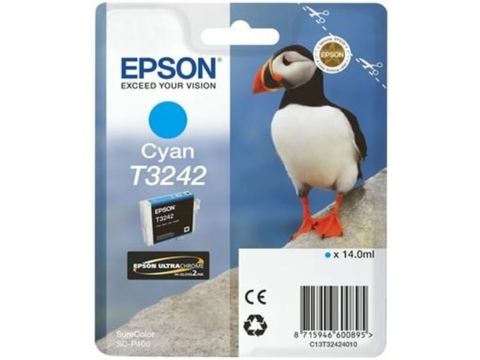Epson T3242 inktcartridge cyaan (origineel)