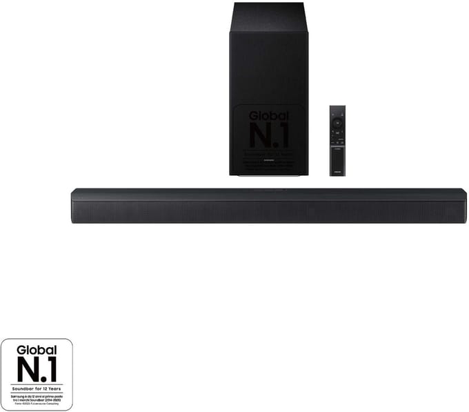 Samsung HW-B650F Soundbar 3.1 Kanalen 370W Zwart zwart