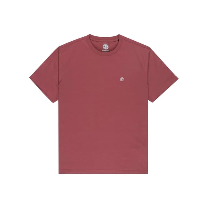 Element Icon Embroidery T-Shirt rood