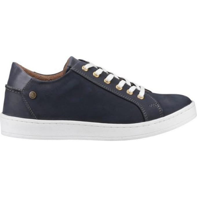 Cotswold Heren Radcot Leren Sneakers (Marineblauw)