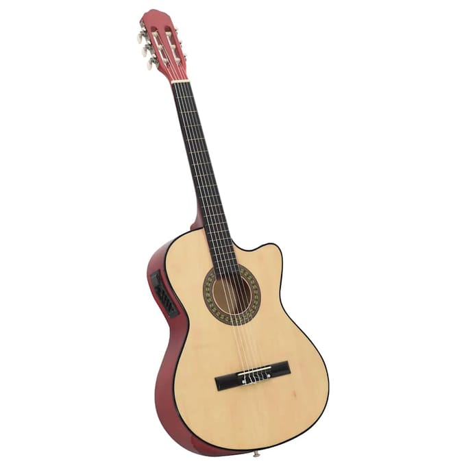 vidaXL - Gitaar - cutaway - met - equalizer - 6 - snaren - western - klassiek