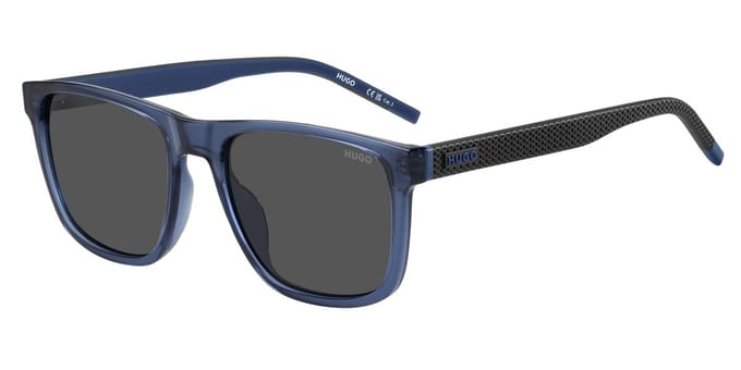 Hugo HG 1391/G/S BLUE/GREY 56/19/145 Herrenbrillen Zonnebrillen
