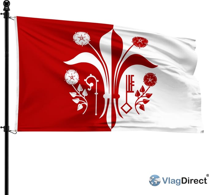 Affligemse vlag - Gemeente Affligem vlag - 90 x 150 cm.