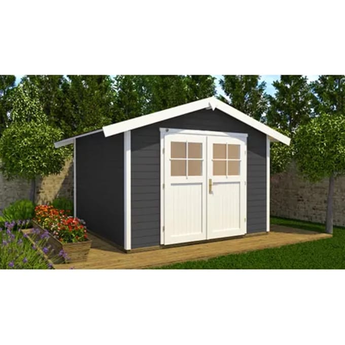 Weka Tuinhuis 122 - Antraciet - 301x295cm