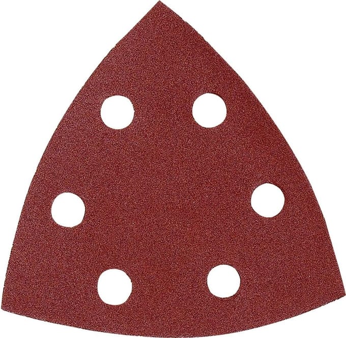 Makita A100 94mm Delta schuurvel 3-K Red velcro (10 stuks) - P-33283