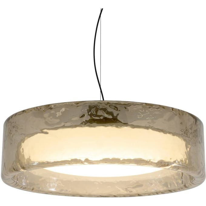 MARSET LED hanglamp Ringo, Ø 90 cm, rookgrijs, kunststof