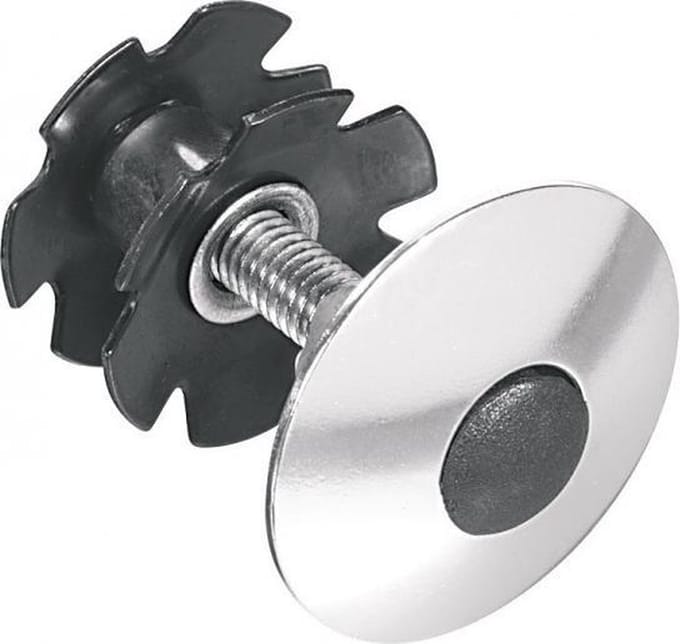 Balhoofdplug Ergotec 1-1/8" - zilver