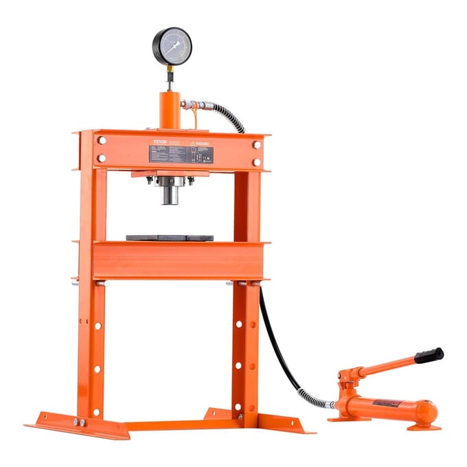 10 T Hydraulische Werkplaatspers Hydraulische Pers met Persplaat voor Buigen