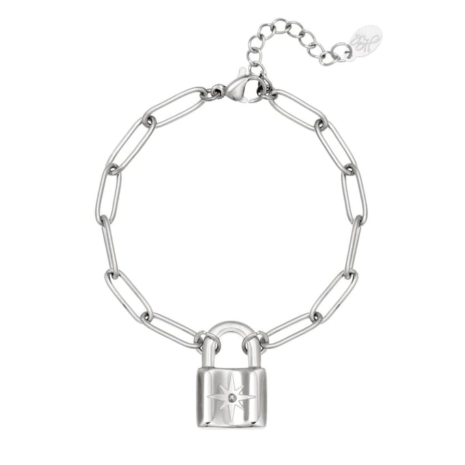 Armband Cute Lock - Armband Zilver - Slot Yehwang