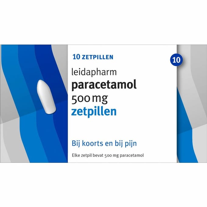 Leidapharm Paracetamol 500mg - 2 x 10 zetpillen