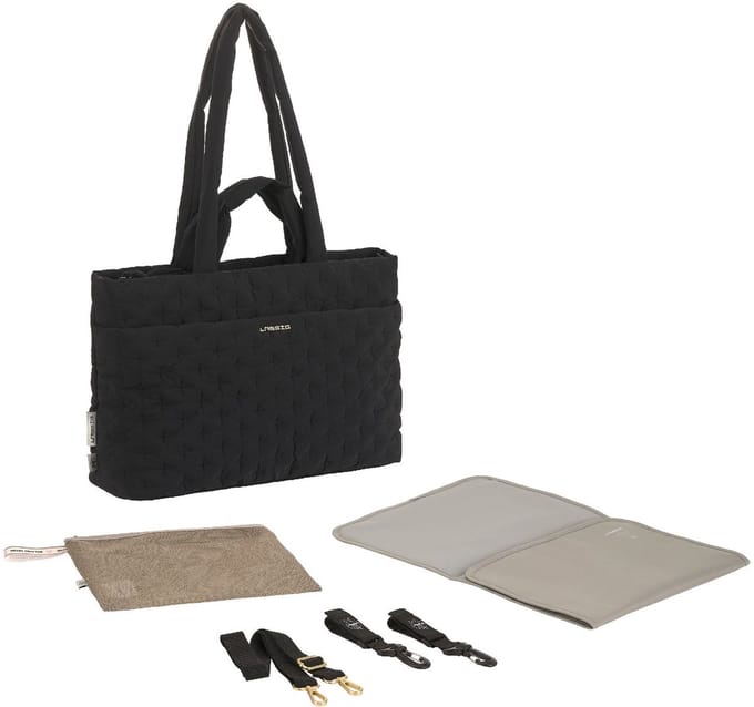 Lässig schoudertas Liva Shoulder Bag Quilted Black zwart