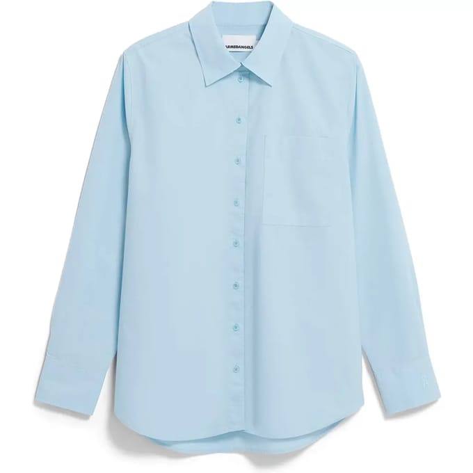 Langarmshirt van popeline Armedangels