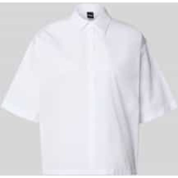 Oversized overhemdblouse van puur katoen model 'BIMINA'