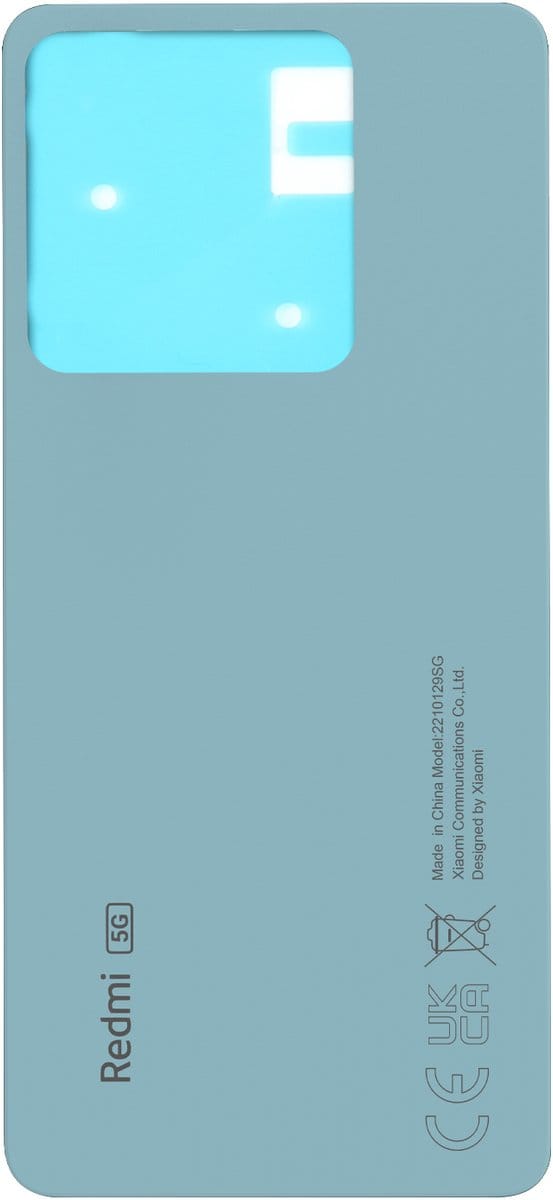 Xiaomi, Batterijdeksel voor Xiaomi Redmi Note 13 5G Original Service Pack, Blauw