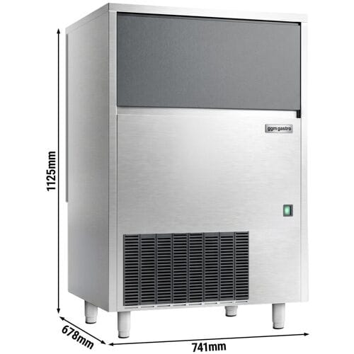 GGM Gastro Flockeneisbereiter Premium PLUS - 150 kg/24h - inkl. Eisvorratsbehälter: 55 kg