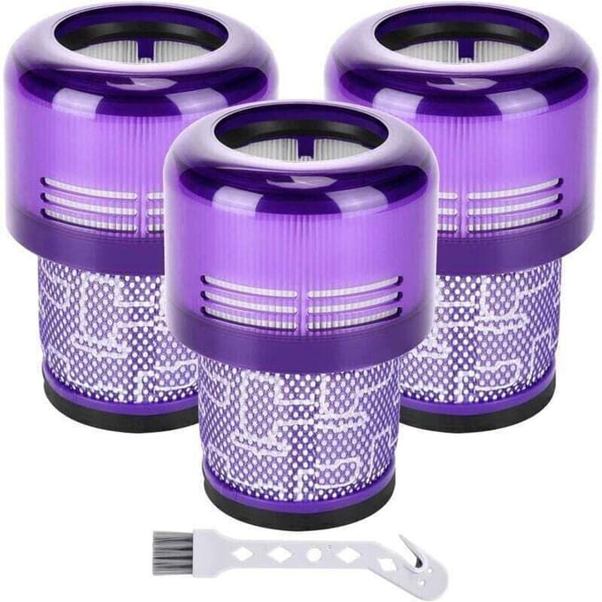 Geschikt voor Dyson V11 Absolute Extra Pro Animal Torque Drive V15 Detect Stofzuiger Vervangingsfilters - 3-pack