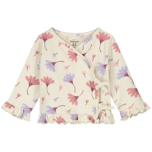 Prénatal newborn overslagshirt Dark Ecru 68 dames