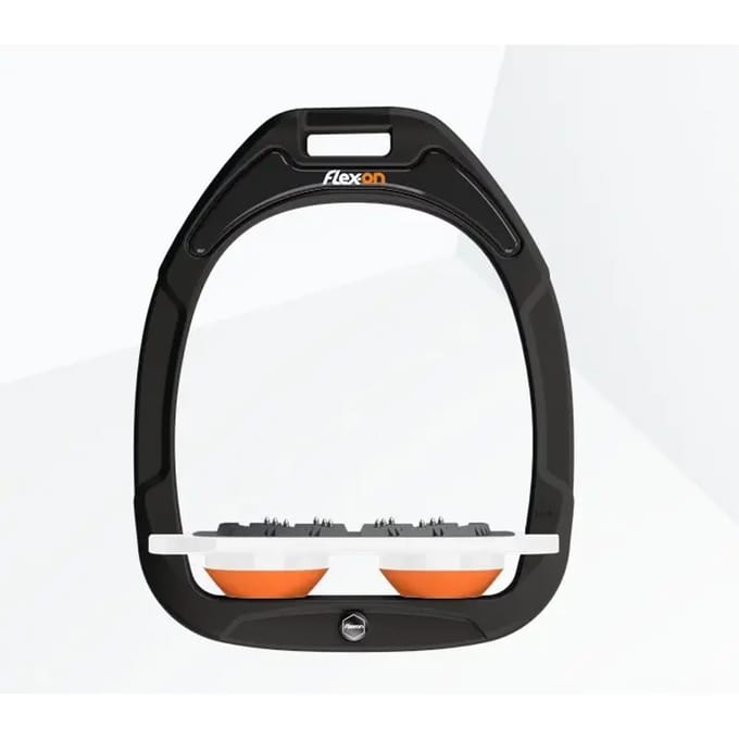 Platte Ultra Grip Beugels Zwart/Wit/Oranje Flex-On Green Composite
