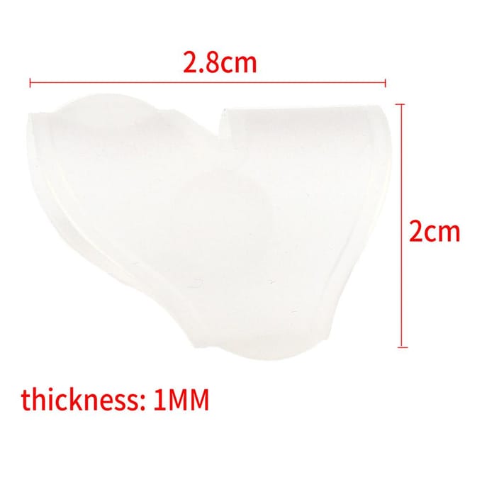 2 STUKS Ingegroeide Teennagel Correctie Tool Teenkapje Teennagel Beschermer Grote Teen Mouwen Dik Paronychia wit