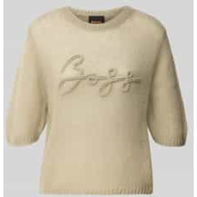 Regular fit pullover van mix van scheerwol en modal model 'C_Farezza'
