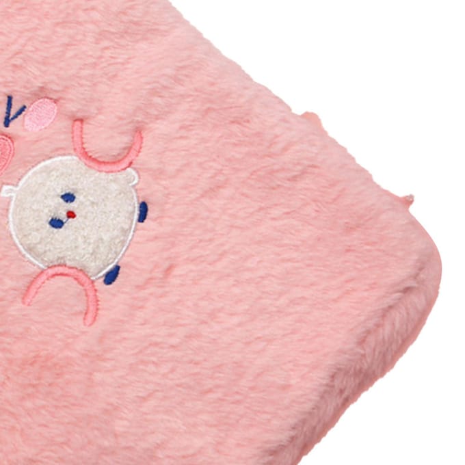 Pluche Tablettas voor Meisjes Schattig Patroon Meervoudige Bescherming Lichtgewicht Tablet Sleeve Case Tablet roze