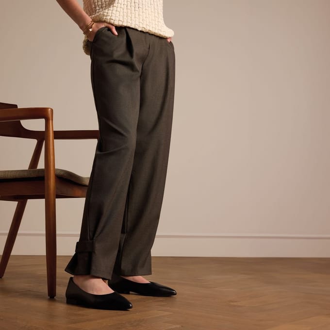 No Stress - Dames - Zwarte leren loafers - Maat 38