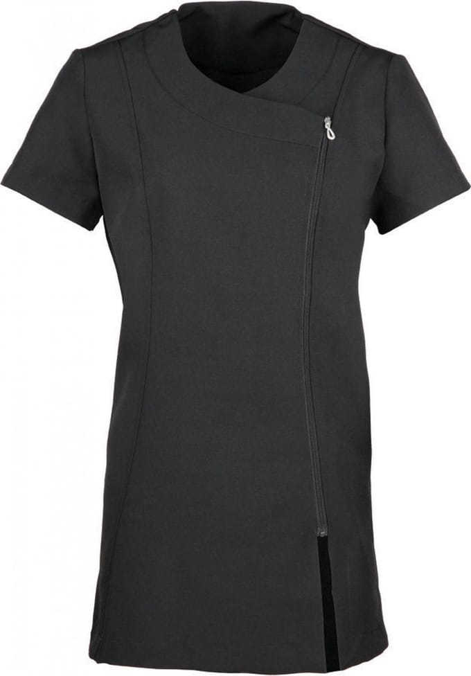Schort/Tuniek/Werkblouse Dames M (12 UK) Premier Black/black 100% Polyester