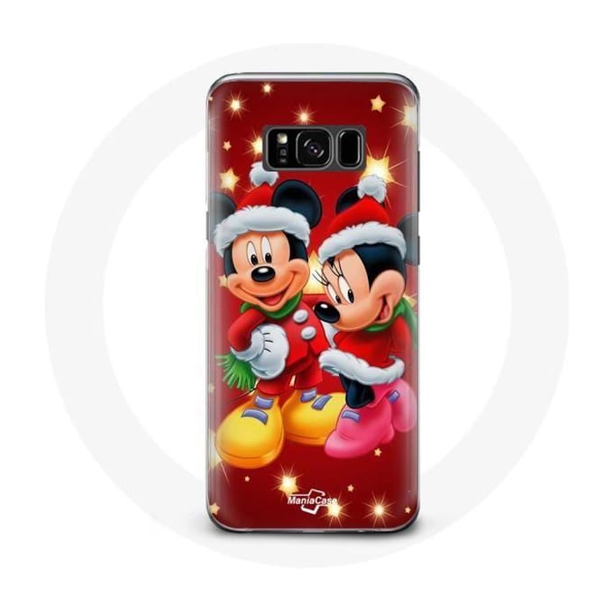 Coque - Maniacase - Samsung Galaxy S8 Plus - Mickey Mouse - Souple - Protection et décoration noir