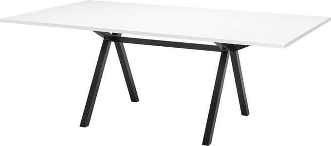 VPAX Vergadertafel - 200x100 cm - Wit