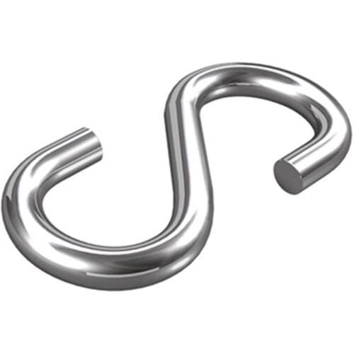 dörner + helmer 4910074 S-haak Ø 4 mm 32 mm RVS A2 20 stuk(s)
