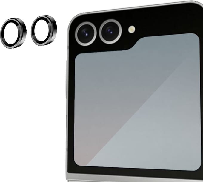 Geschikt voor Samsung Galaxy Z Flip 5 - Screenprotector Camera - Beschermglas Camera Glas