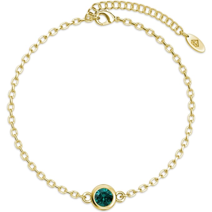 Geboortesteen armbanden - Goud en Groen