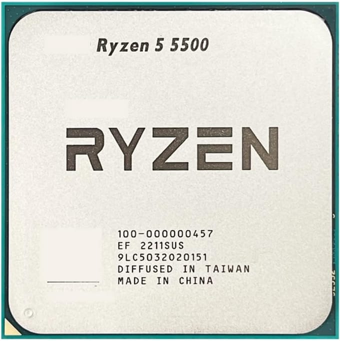 Processor 6 Kernen - CPU Computer Component - Desktop Systeem - 12 Threads 7nm - AM4 Socket