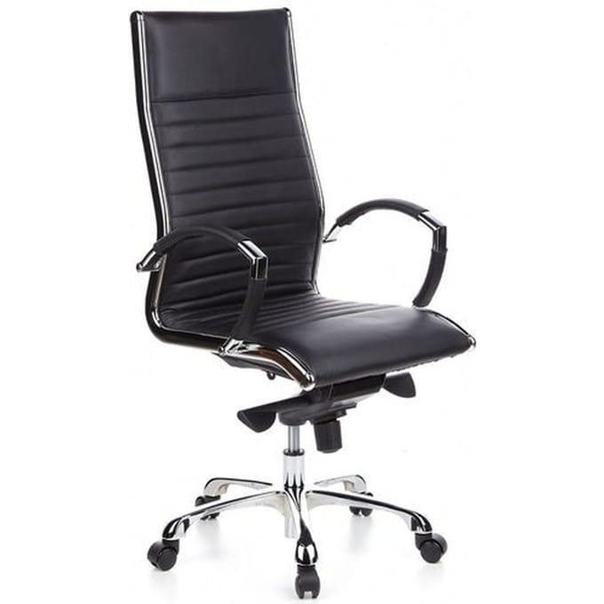 hjh office Parma 20 - Bureaustoel - Leder - Zwart