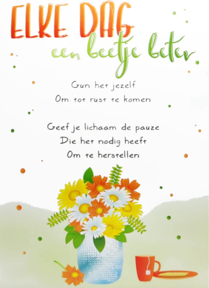 Kaart - Intense - Elke dag een beetje beter - TE052-B
