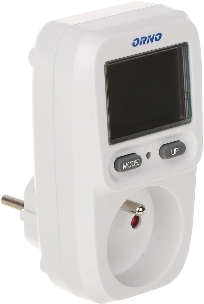 Stopcontact energiemeter met penaarde  - Geschikt voor België