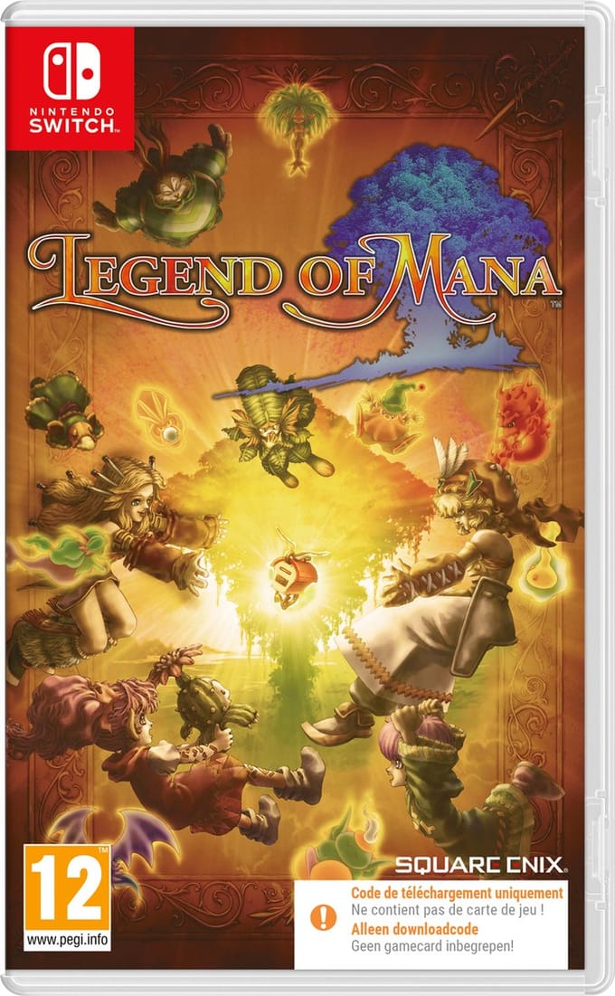 Legend of Mana (Code in a Box) - Nintendo Switch - RPG